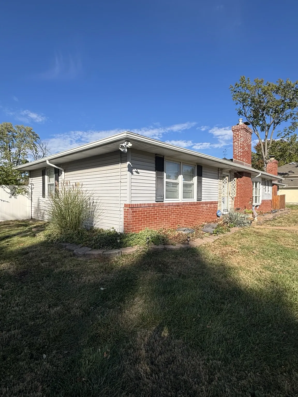 Finished gutter and downspout installation