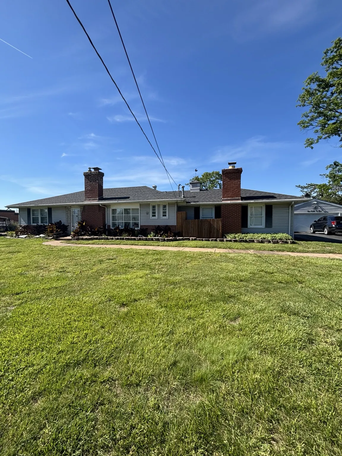 Front elevation before replacement