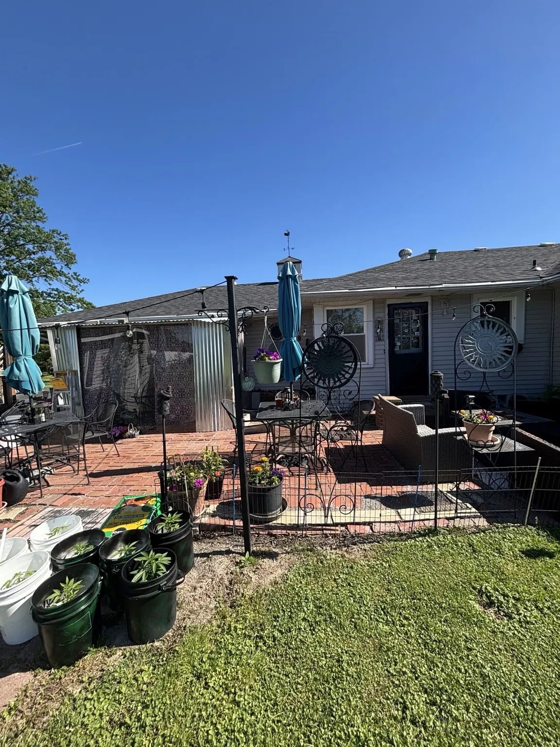 Rear elevation before replacement